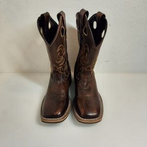 Smoky Mountain Black and Brown Leather Boots
